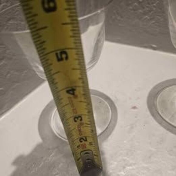 Set of Two Glass Cocktail Glsasse Coupe Glasses Barware - Picture 6 of 7